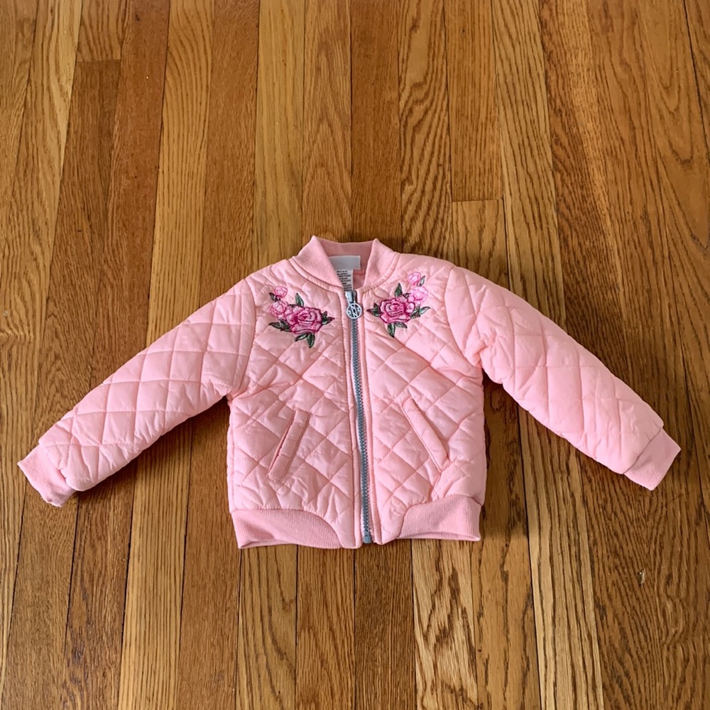 Nicole Miller quilted bomber coat